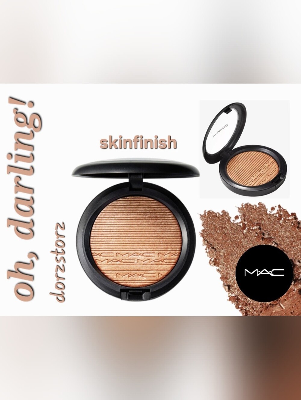 MAC Extra Dimension Skinfinish • OH, DARLING! • Soft Glam Highlighter • NIB
